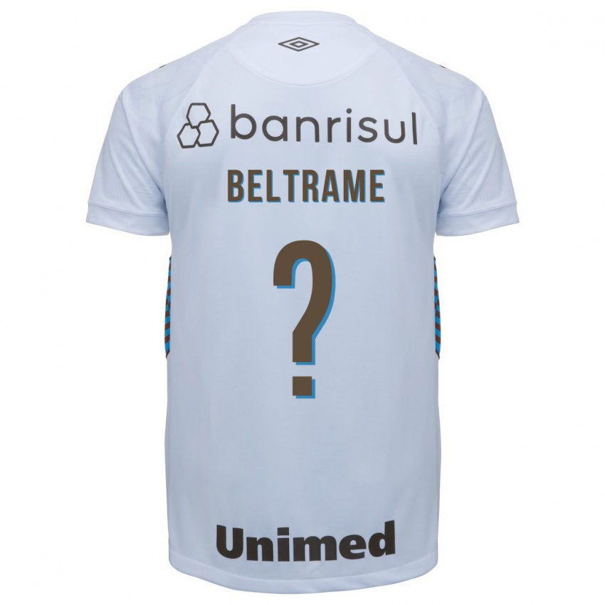 Bambino Maglia Thiago Beltrame #0 Bianco Kit Gara Away 2023/24 Maglietta
