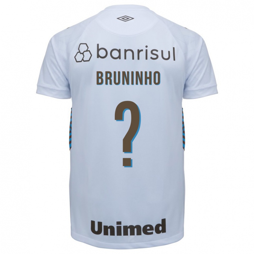 Bambino Maglia Bruninho #0 Bianco Kit Gara Away 2023/24 Maglietta