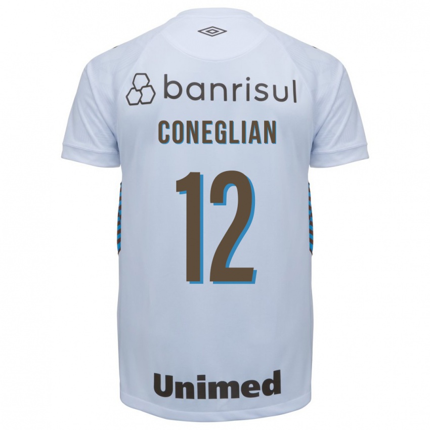 Bambino Maglia Arthur Coneglian #12 Bianco Kit Gara Away 2023/24 Maglietta