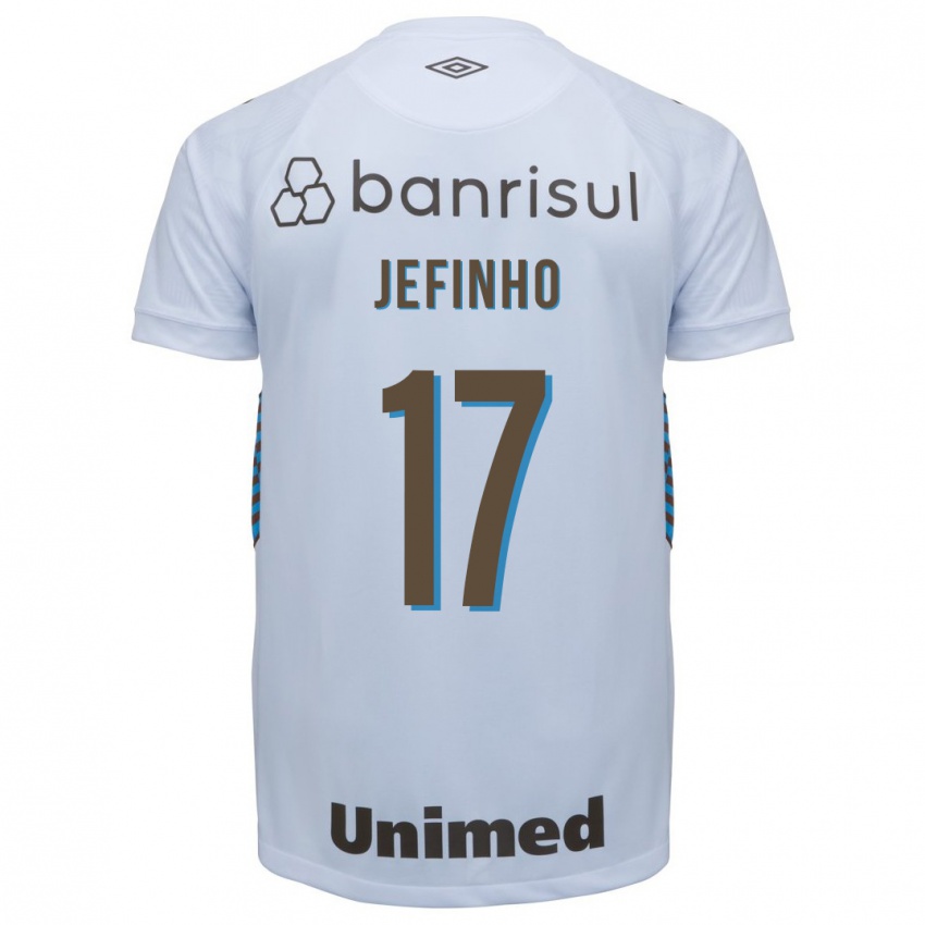 Bambino Maglia Jefinho #17 Bianco Kit Gara Away 2023/24 Maglietta