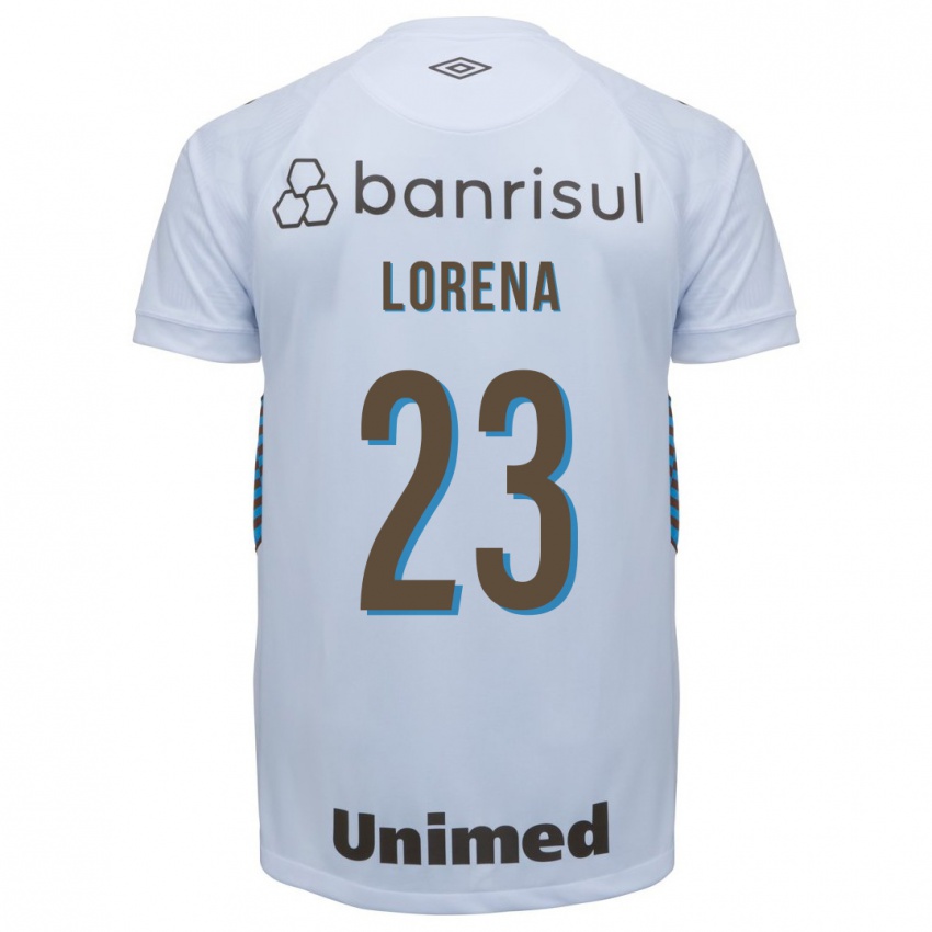 Bambino Maglia Lorena #23 Bianco Kit Gara Away 2023/24 Maglietta