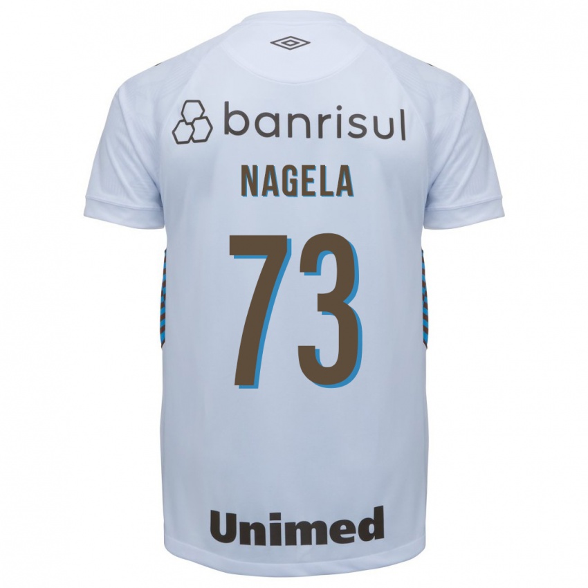 Bambino Maglia Nágela #73 Bianco Kit Gara Away 2023/24 Maglietta