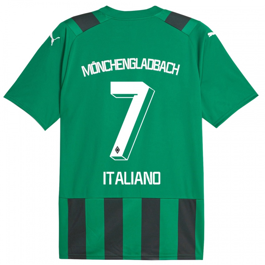 Bambino Maglia Jacob Italiano #7 Nero Verde Kit Gara Away 2023/24 Maglietta