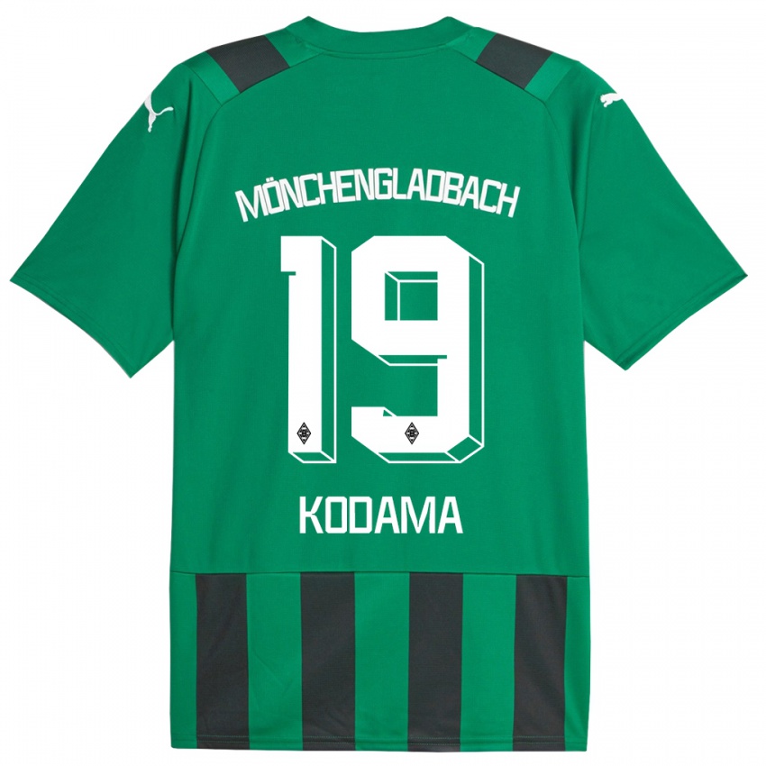 Bambino Maglia Keiko Kodama #19 Nero Verde Kit Gara Away 2023/24 Maglietta