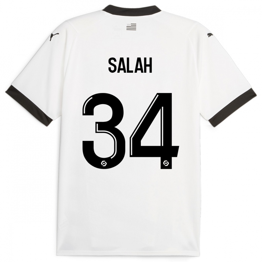 Bambino Maglia Ibrahim Salah #34 Bianco Kit Gara Away 2023/24 Maglietta