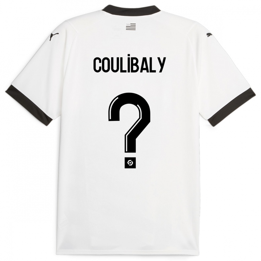 Bambino Maglia Joël Coulibaly #0 Bianco Kit Gara Away 2023/24 Maglietta
