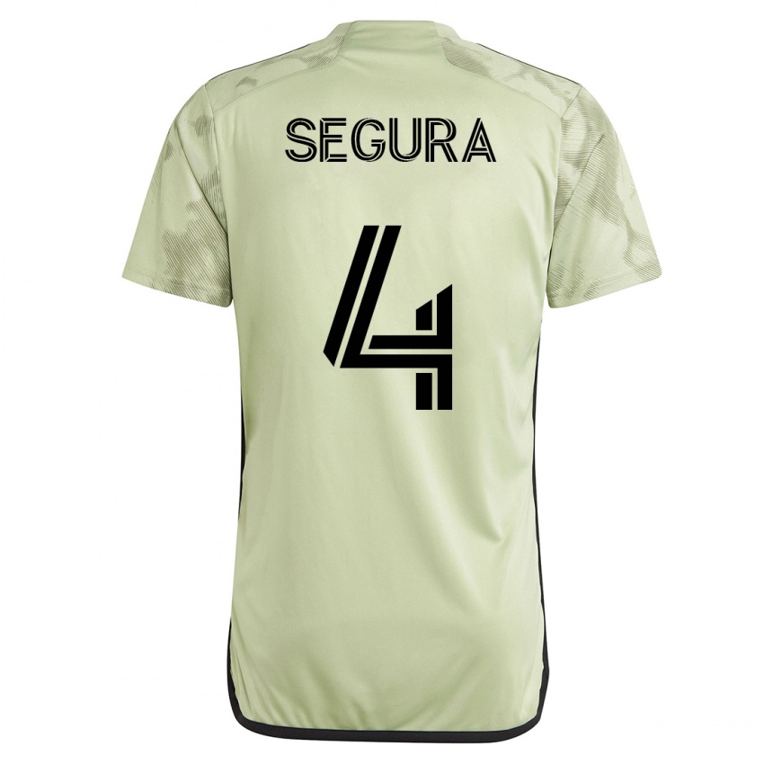Bambino Maglia Eddie Segura #4 Verde Kit Gara Away 2023/24 Maglietta