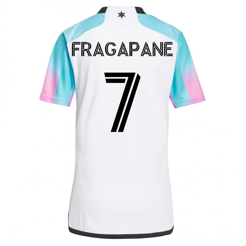 Bambino Maglia Franco Fragapane #7 Bianco Kit Gara Away 2023/24 Maglietta