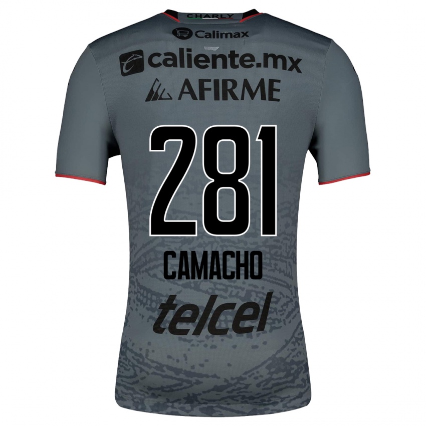 Bambino Maglia Javier Camacho #281 Grigio Kit Gara Away 2023/24 Maglietta