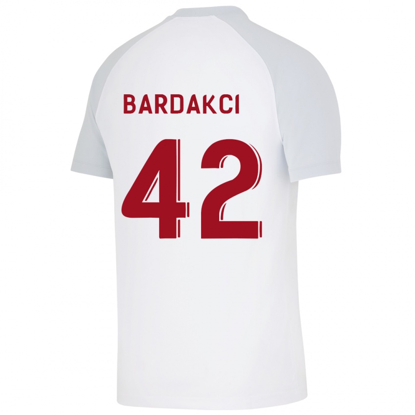 Bambino Maglia Abdülkerim Bardakcı #42 Bianco Kit Gara Away 2023/24 Maglietta