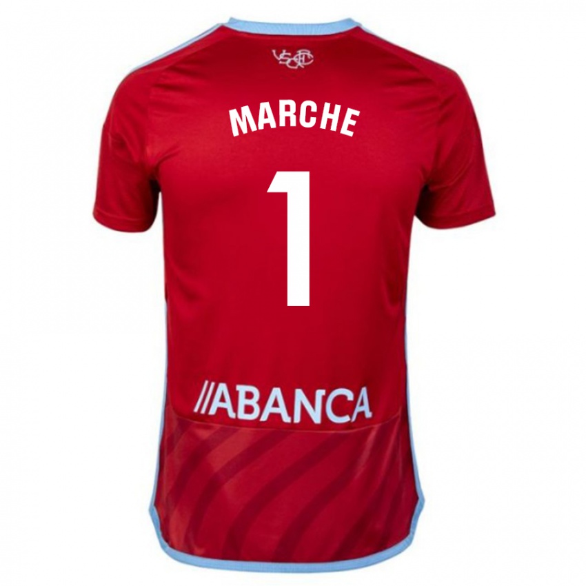 Bambino Maglia Agustin Marchesin #1 Rosso Kit Gara Away 2023/24 Maglietta