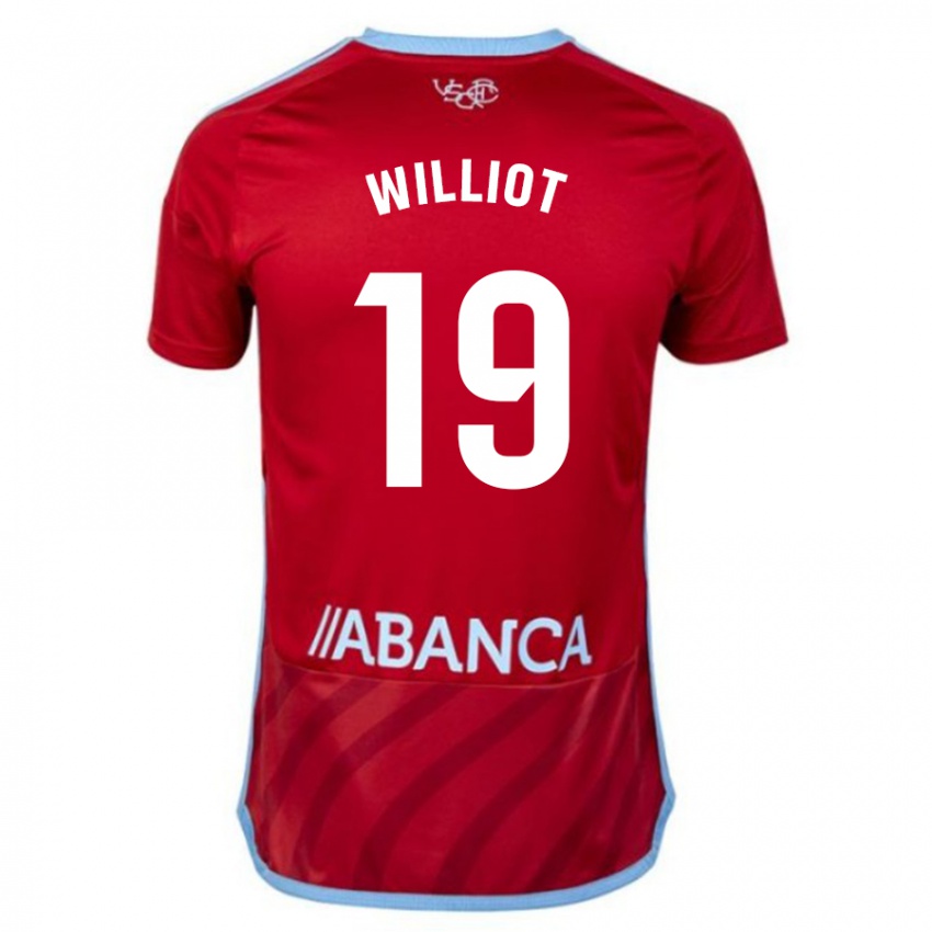 Bambino Maglia Williot Swedberg #19 Rosso Kit Gara Away 2023/24 Maglietta