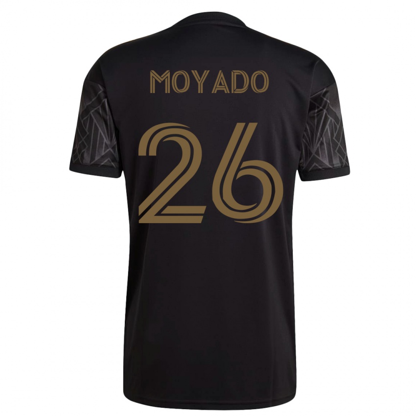 Uomo Maglia Bryan Moyado #26 Nero Kit Gara Home 2023/24 Maglietta