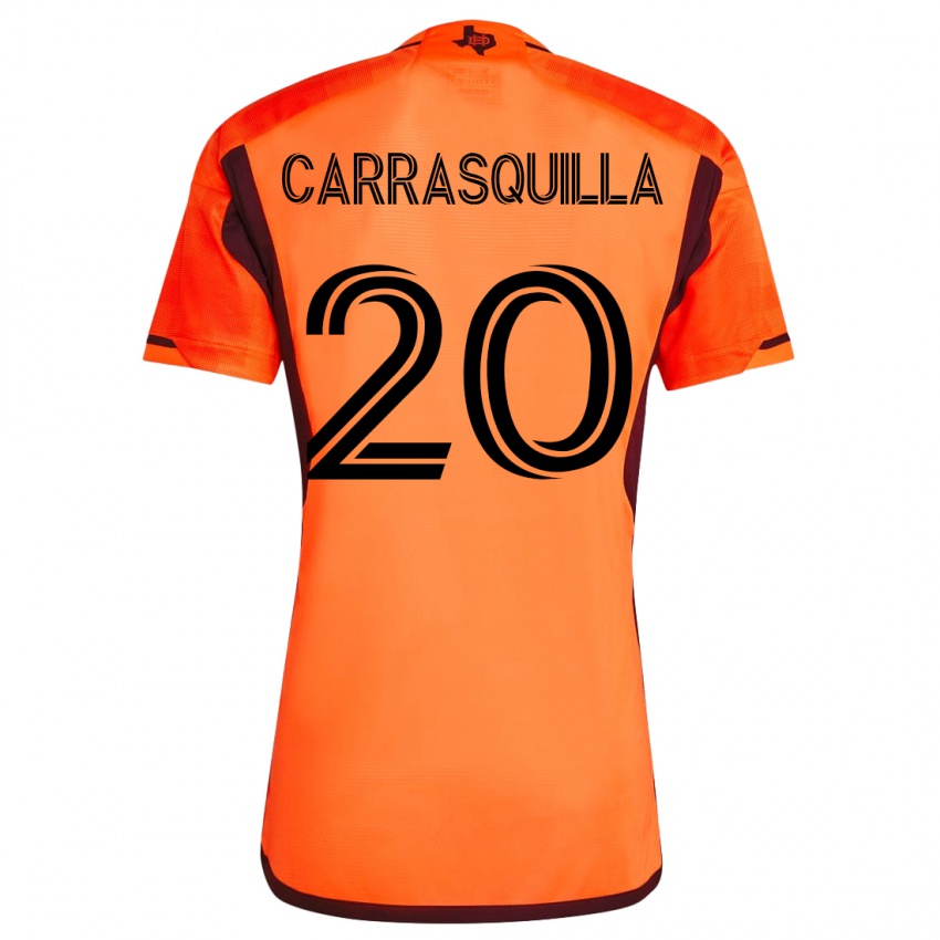 Uomo Maglia Adalberto Carrasquilla #20 Arancia Kit Gara Home 2023/24 Maglietta