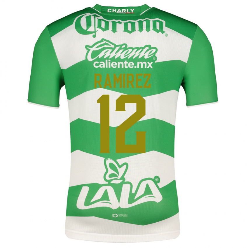 Uomo Maglia Santiago Ramírez #12 Verde Kit Gara Home 2023/24 Maglietta