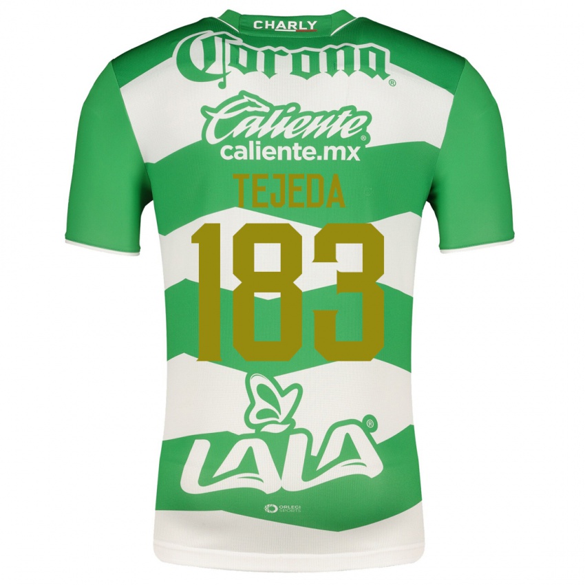 Uomo Maglia Juan Tejeda #183 Verde Kit Gara Home 2023/24 Maglietta