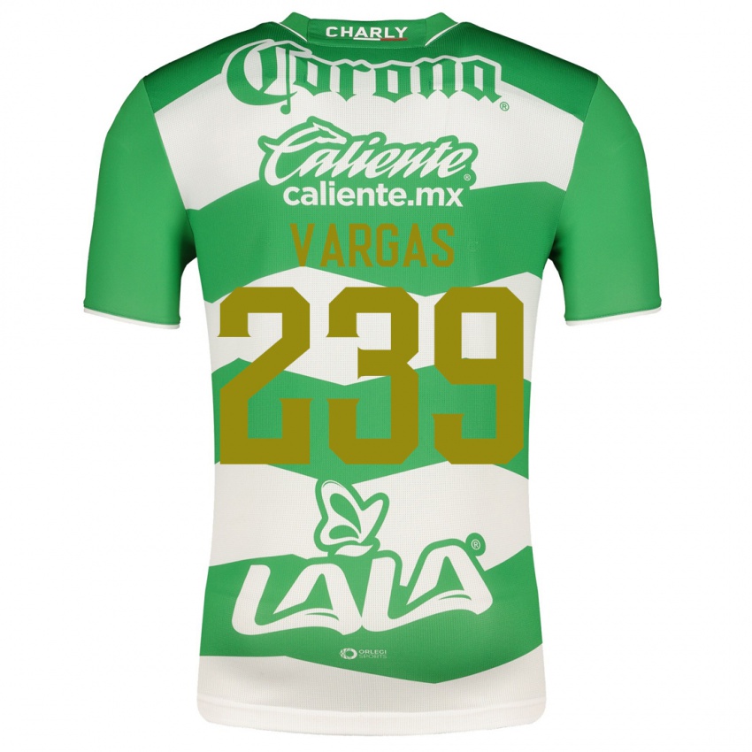 Uomo Maglia Diego Vargas #239 Verde Kit Gara Home 2023/24 Maglietta