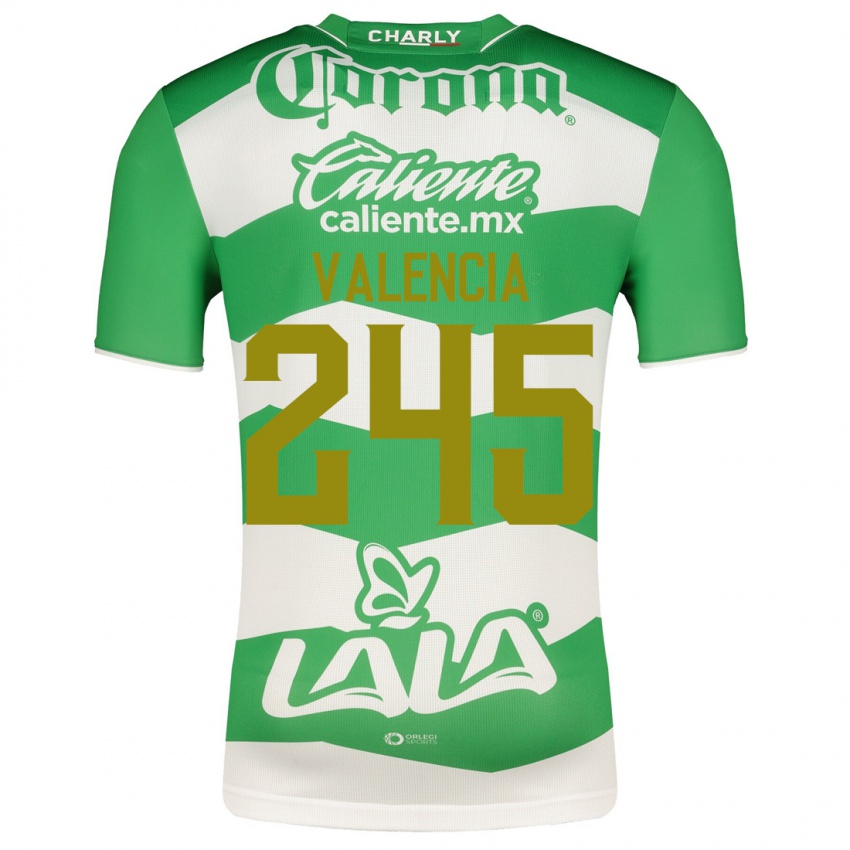 Uomo Maglia Álex Valencia #245 Verde Kit Gara Home 2023/24 Maglietta