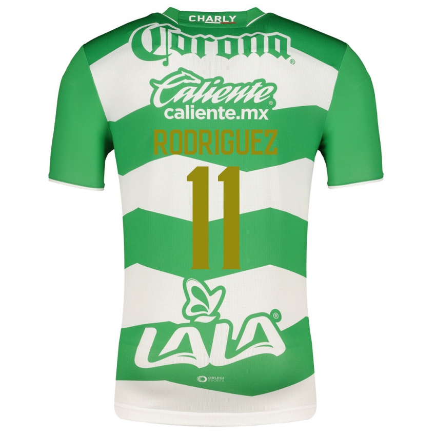 Uomo Maglia Cynthia Rodríguez #11 Verde Kit Gara Home 2023/24 Maglietta