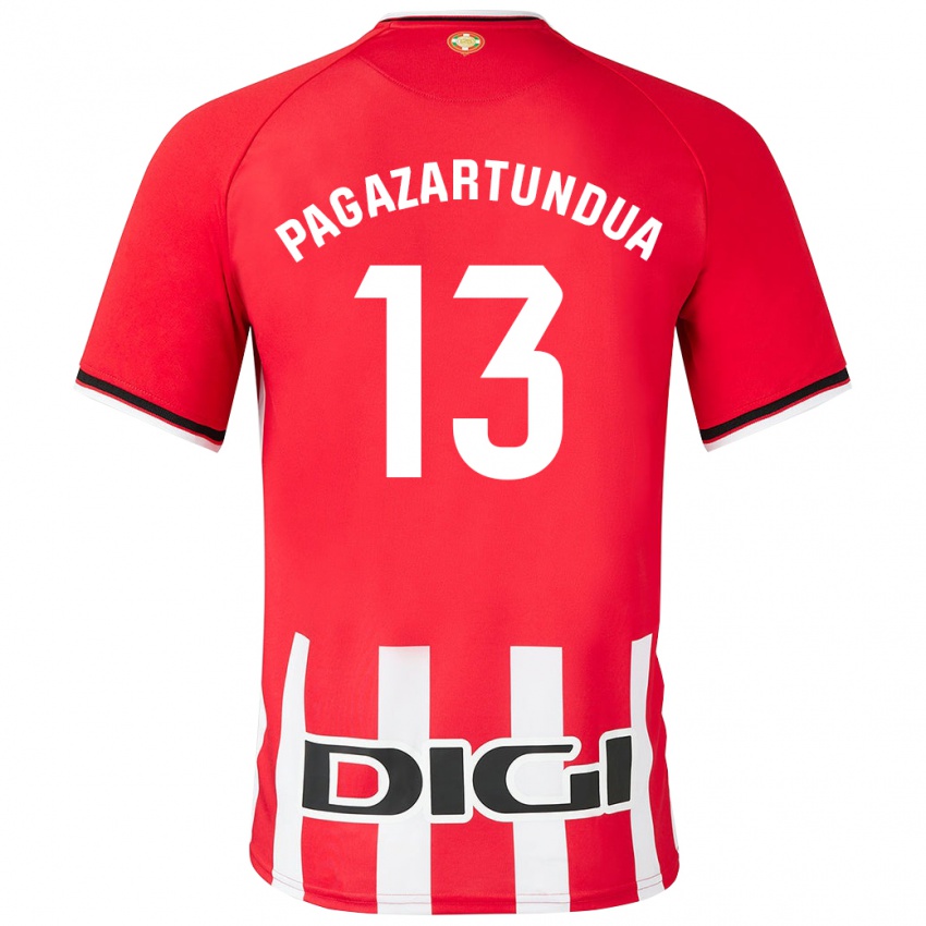 Uomo Maglia Iker Pagazartundua #13 Rosso Kit Gara Home 2023/24 Maglietta