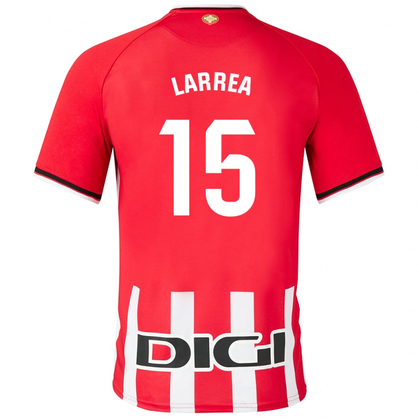 Uomo Maglia Beñat Larrea #15 Rosso Kit Gara Home 2023/24 Maglietta