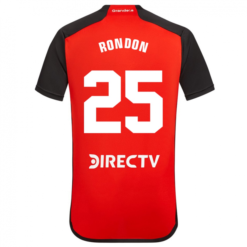 Uomo Maglia Salomón Rondón #25 Rosso Kit Gara Away 2023/24 Maglietta