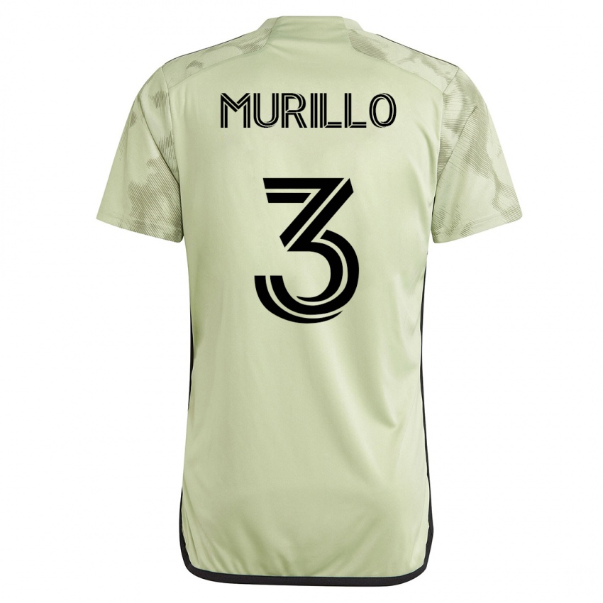 Uomo Maglia Jesús Murillo #3 Verde Kit Gara Away 2023/24 Maglietta