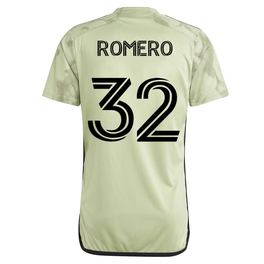 Uomo Maglia Abraham Romero #32 Verde Kit Gara Away 2023/24 Maglietta
