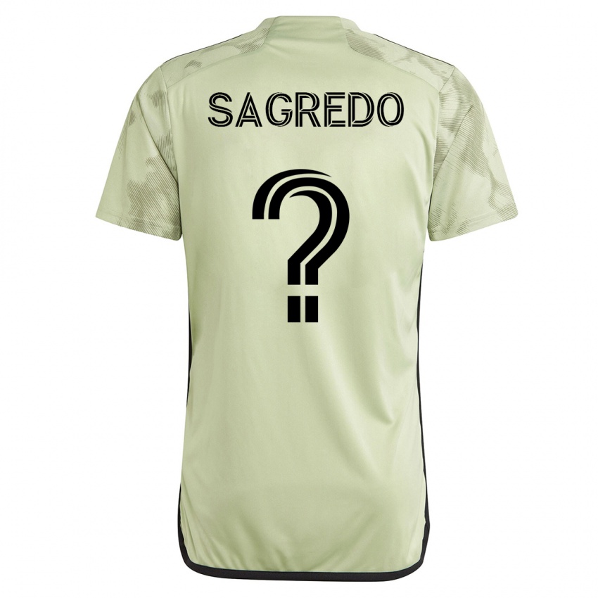 Uomo Maglia Giancarlo Sagredo #0 Verde Kit Gara Away 2023/24 Maglietta