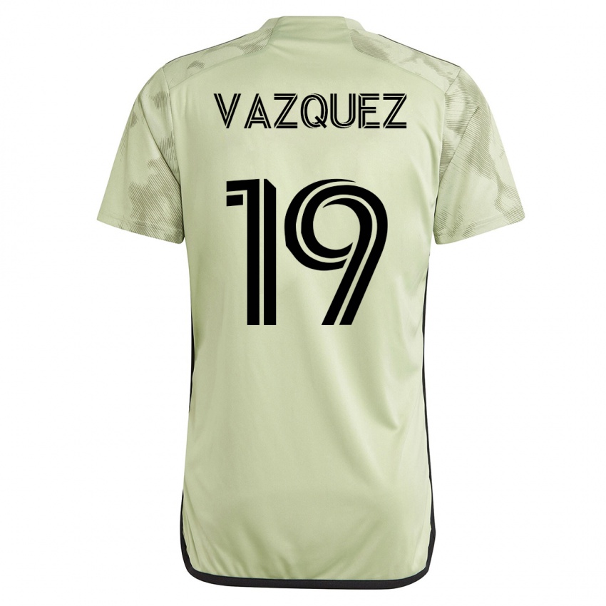 Uomo Maglia Favian Vazquez #19 Verde Kit Gara Away 2023/24 Maglietta