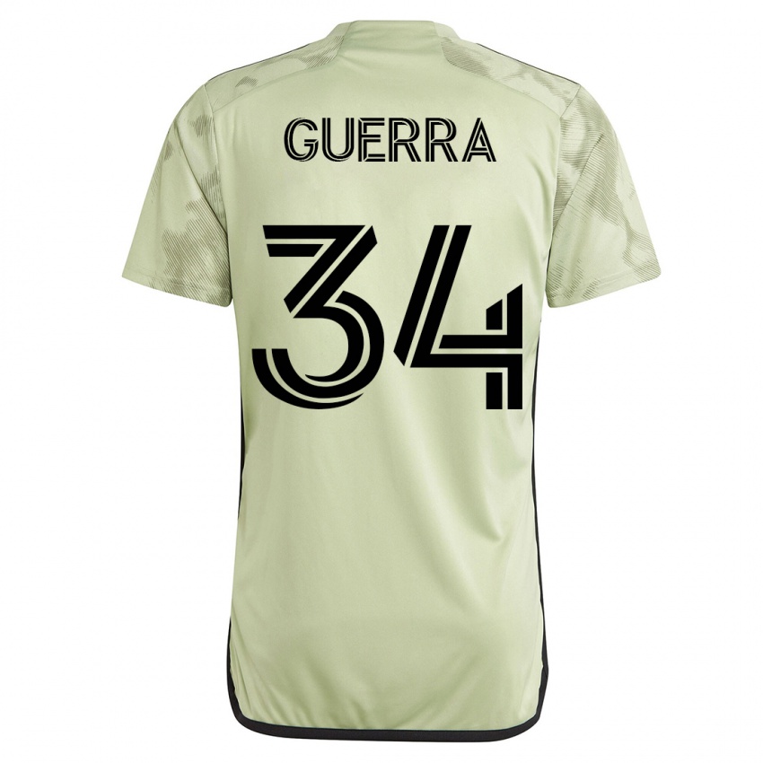 Uomo Maglia Decarlo Guerra #34 Verde Kit Gara Away 2023/24 Maglietta