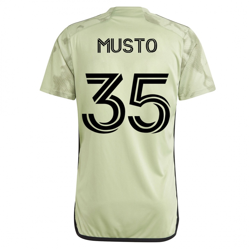 Uomo Maglia Tommy Musto #35 Verde Kit Gara Away 2023/24 Maglietta