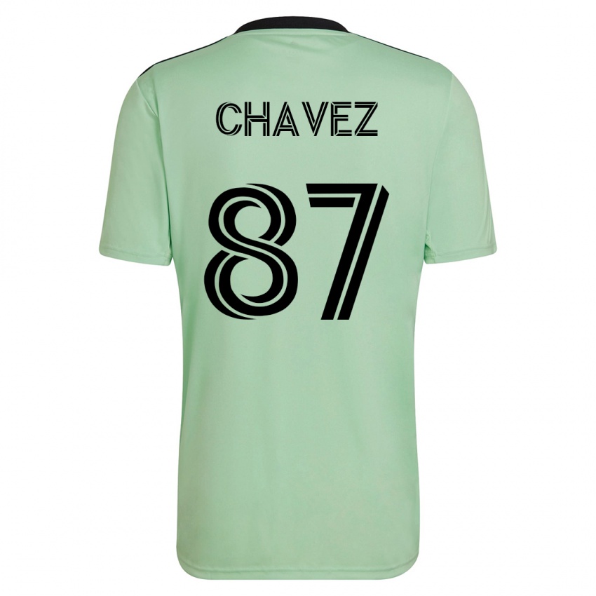 Uomo Maglia Alfonso Ocampo-Chávez #87 Verde Chiaro Kit Gara Away 2023/24 Maglietta