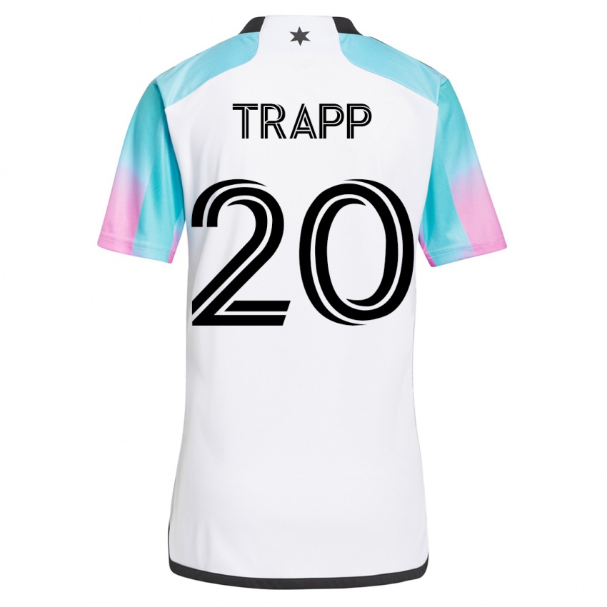 Uomo Maglia Wil Trapp #20 Bianco Kit Gara Away 2023/24 Maglietta