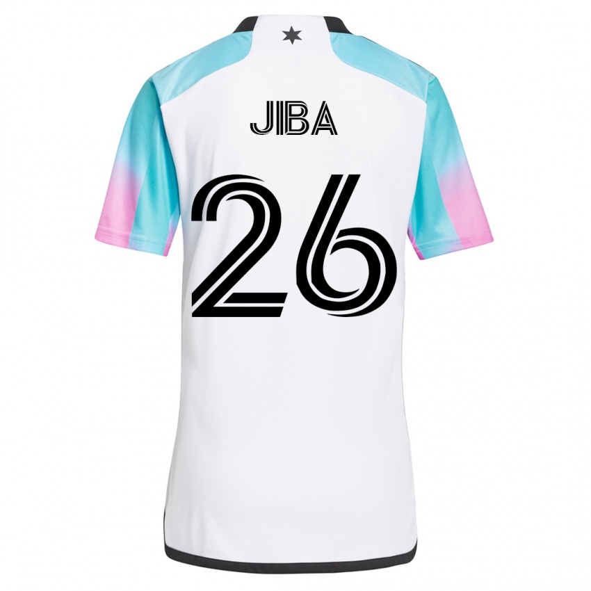 Uomo Maglia Ryen Jiba #26 Bianco Kit Gara Away 2023/24 Maglietta