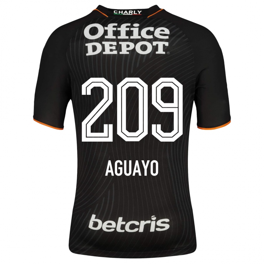 Uomo Maglia Sergio Aguayo #209 Nero Kit Gara Away 2023/24 Maglietta