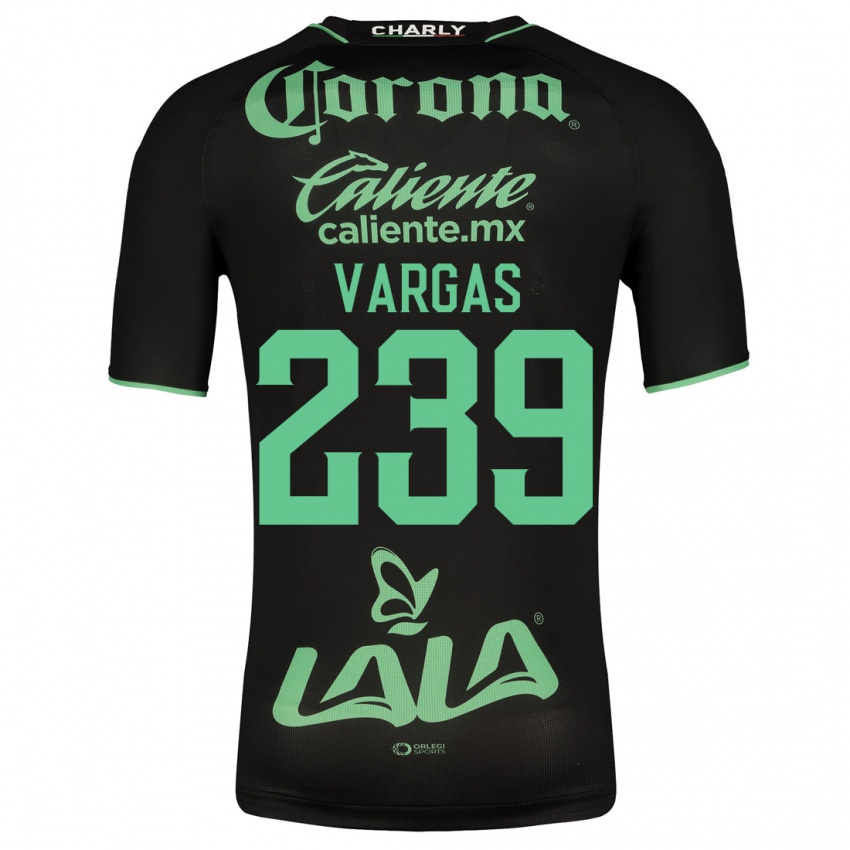 Uomo Maglia Diego Vargas #239 Nero Kit Gara Away 2023/24 Maglietta