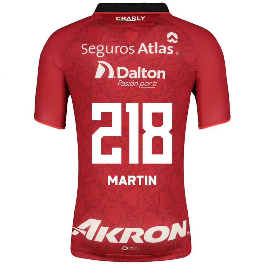 Uomo Maglia Jorge San Martín #218 Rosso Kit Gara Away 2023/24 Maglietta