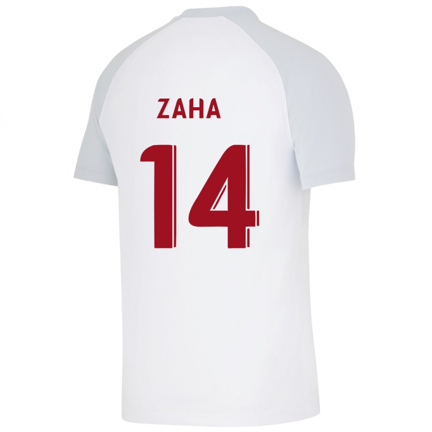 Uomo Maglia Wilfried Zaha #14 Bianco Kit Gara Away 2023/24 Maglietta