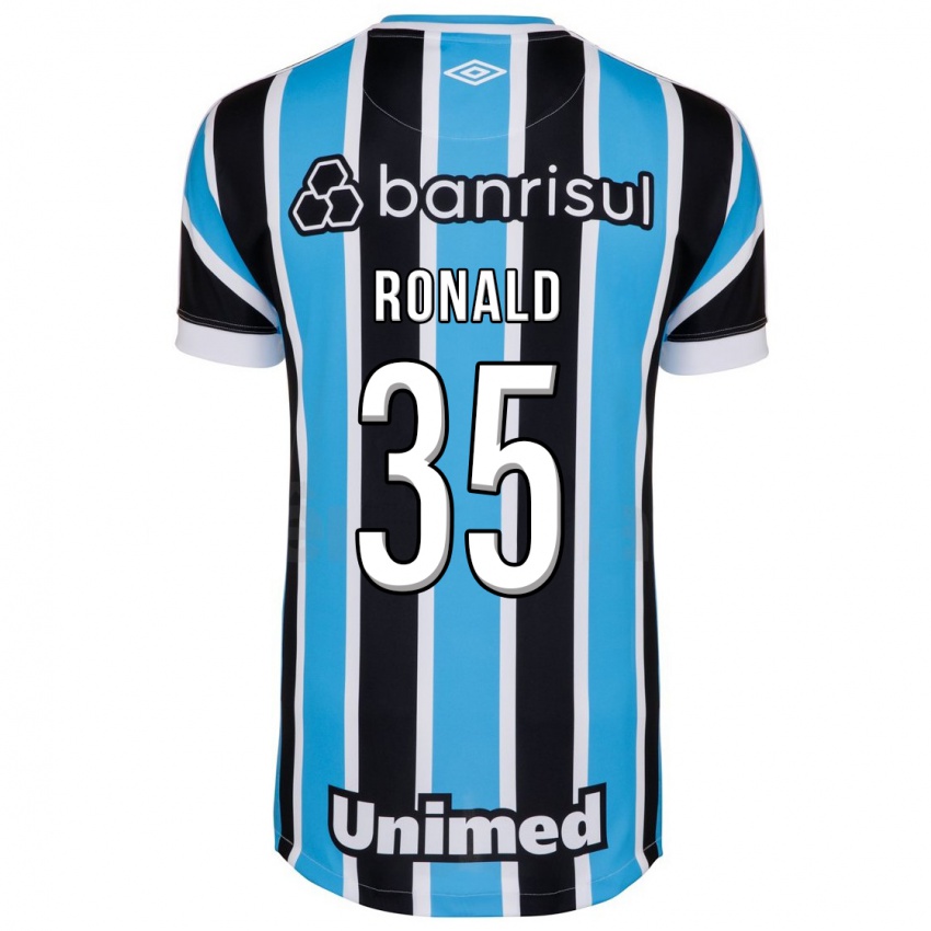 Donna Maglia Ronald #35 Blu Kit Gara Home 2023/24 Maglietta