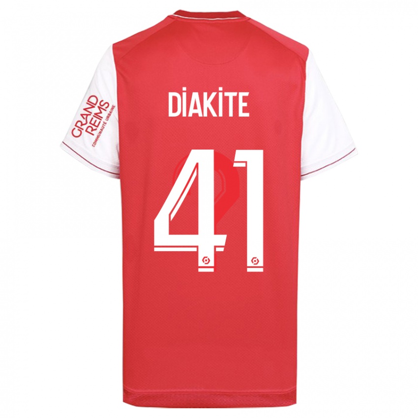 Donna Maglia Ibrahim Diakité #41 Rosso Kit Gara Home 2023/24 Maglietta