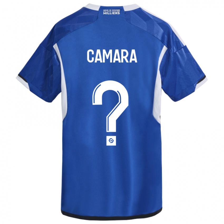 Donna Maglia Alseny Camara #0 Blu Kit Gara Home 2023/24 Maglietta
