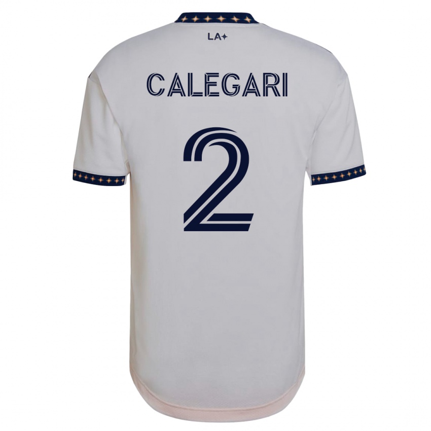 Donna Maglia Calegari #2 Bianco Kit Gara Home 2023/24 Maglietta