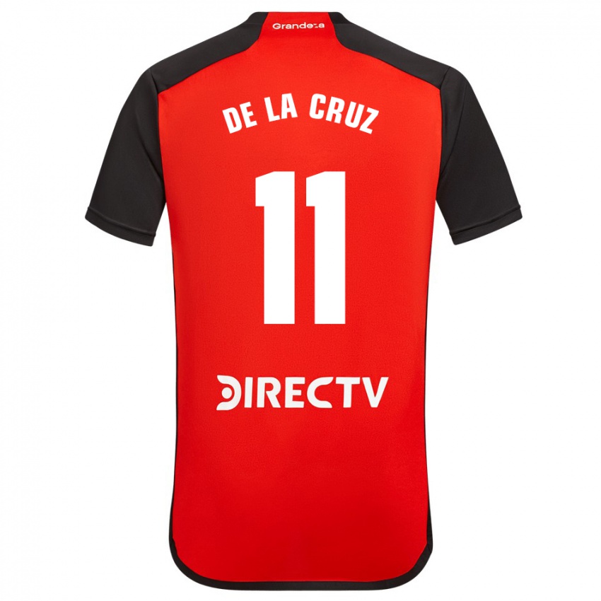 Donna Maglia Nicolas De La Cruz #11 Rosso Kit Gara Away 2023/24 Maglietta