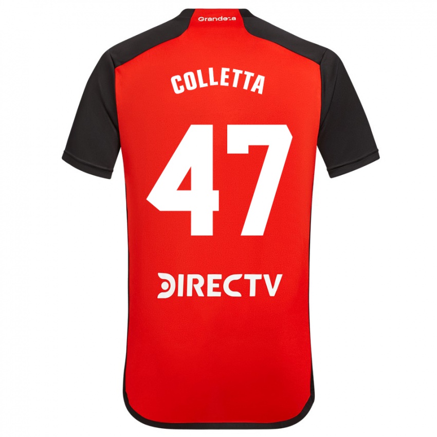 Donna Maglia Talo Colletta #47 Rosso Kit Gara Away 2023/24 Maglietta