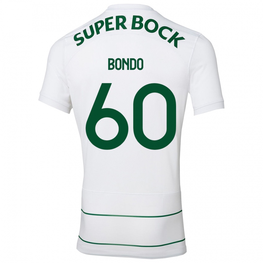 Donna Maglia Pedro Bondo #60 Bianco Kit Gara Away 2023/24 Maglietta