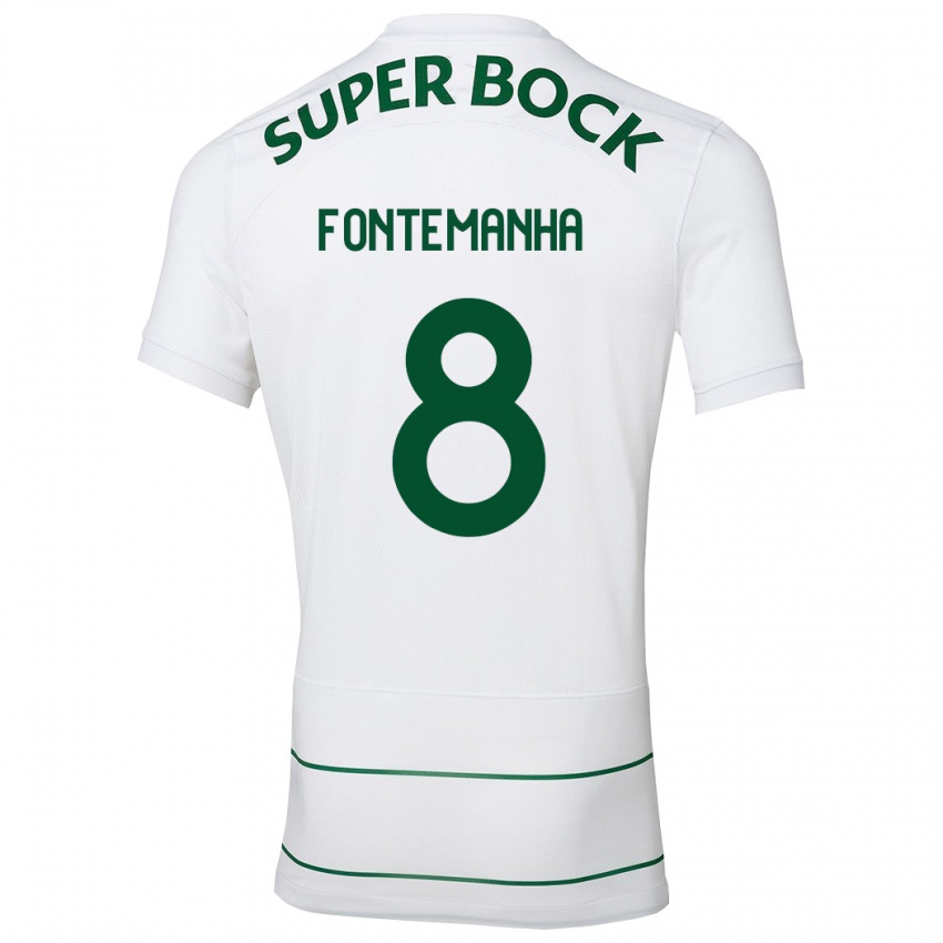 Donna Maglia Rita Fontemanha #8 Bianco Kit Gara Away 2023/24 Maglietta