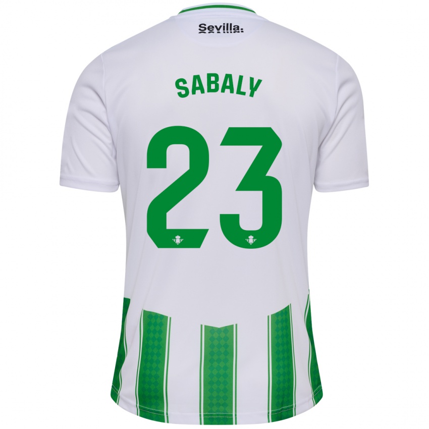 Bambino Maglia Youssouf Sabaly #23 Bianco Kit Gara Home 2023/24 Maglietta