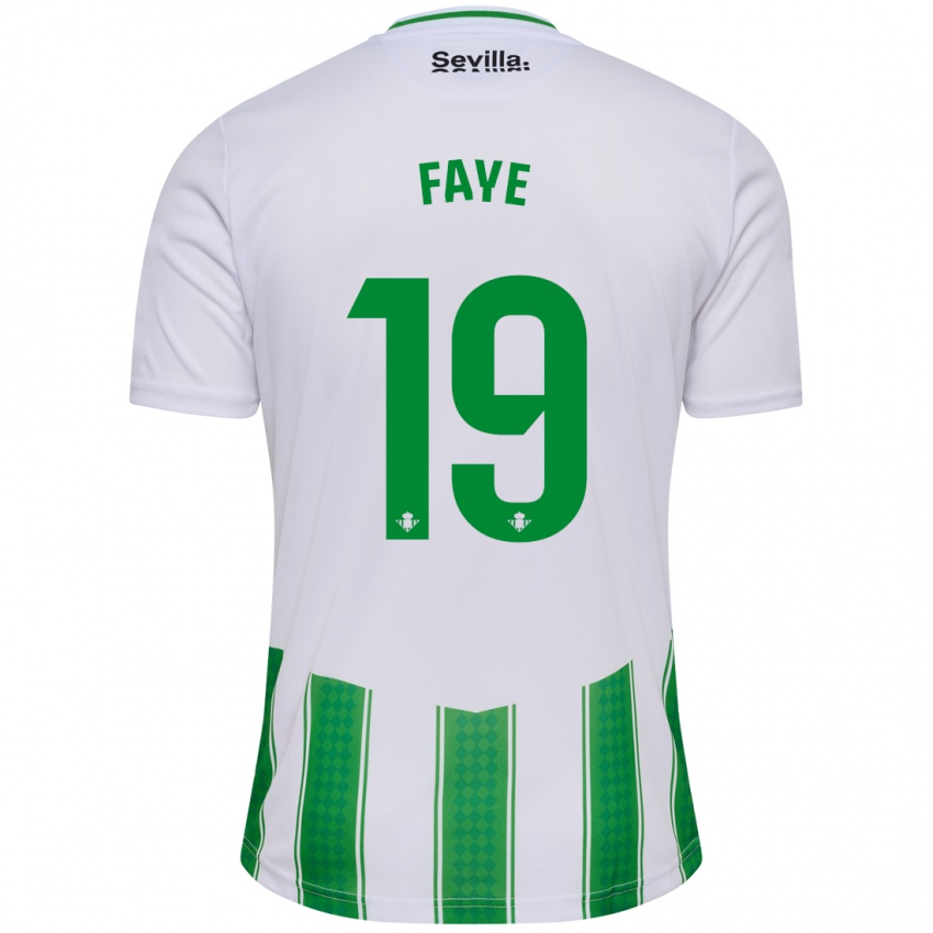 Bambino Maglia Souleymane Faye #19 Bianco Kit Gara Home 2023/24 Maglietta