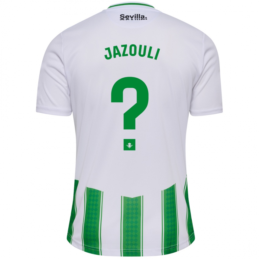 Bambino Maglia Mohamed Jazouli #0 Bianco Kit Gara Home 2023/24 Maglietta